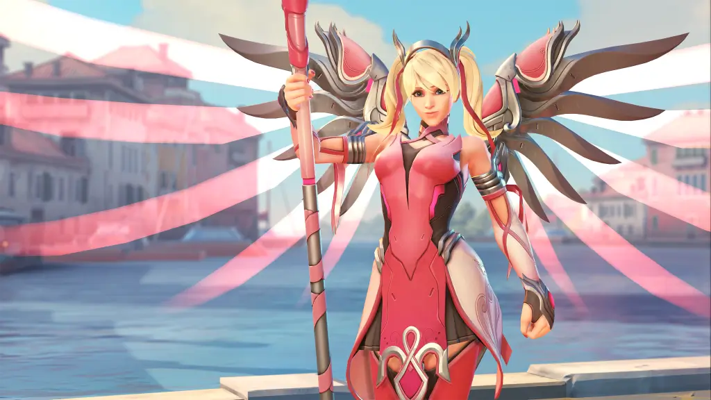 Pink Mercy Donations Character|