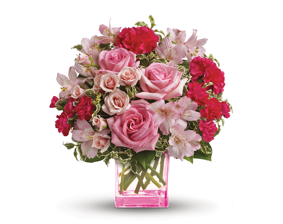 Teleflora Pink Grace Bouquet to support the Breast Cancer Research Foundation