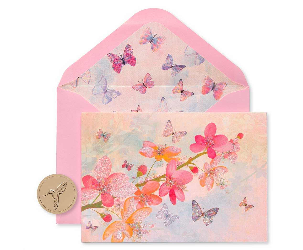 Scattered Blossoms Boxed Blank Note Cards
