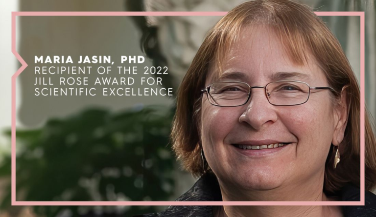 maria jasin is smiling at the camera with her name next to her portrait|