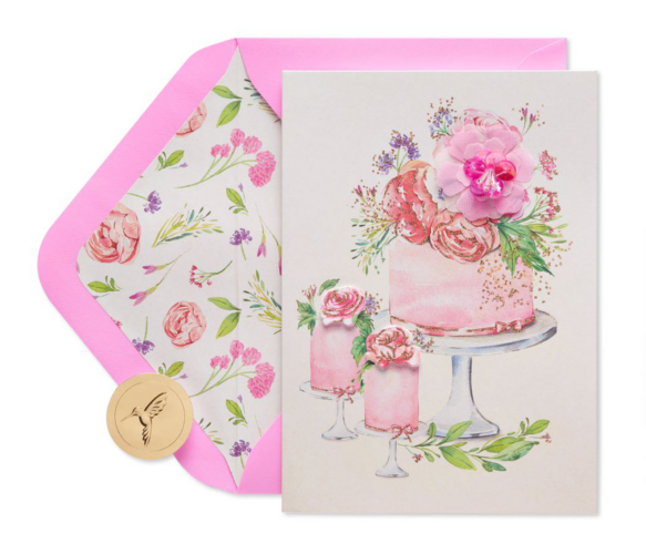 A Touch of Grace » Pink Roses Parchment Card