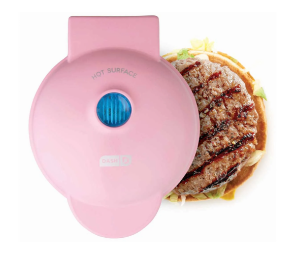 Dash 4 In. Pink Mini Waffle Maker