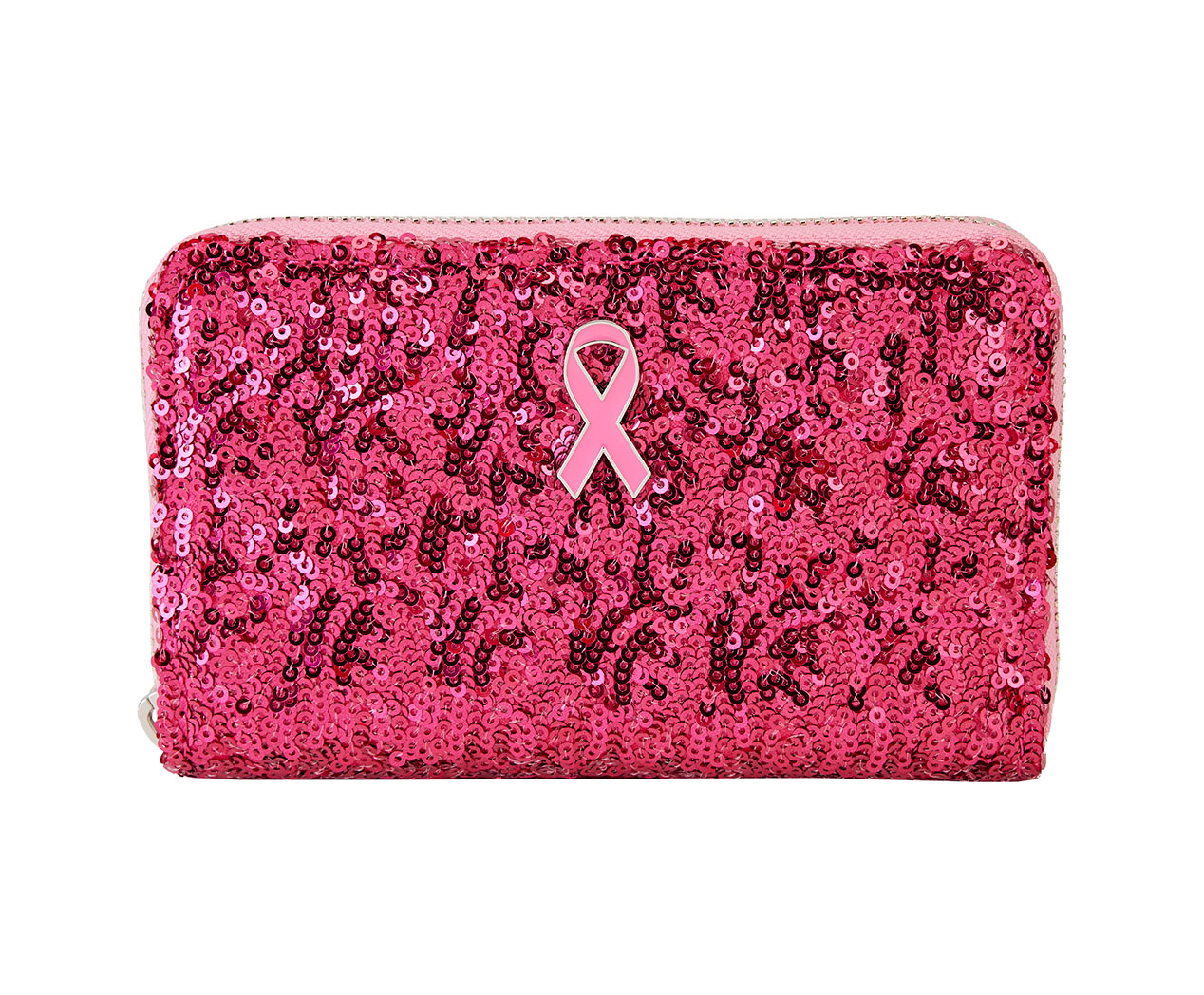 Breast Cancer Awareness Flowers Pink Ribbon Shoulder Bag Purse