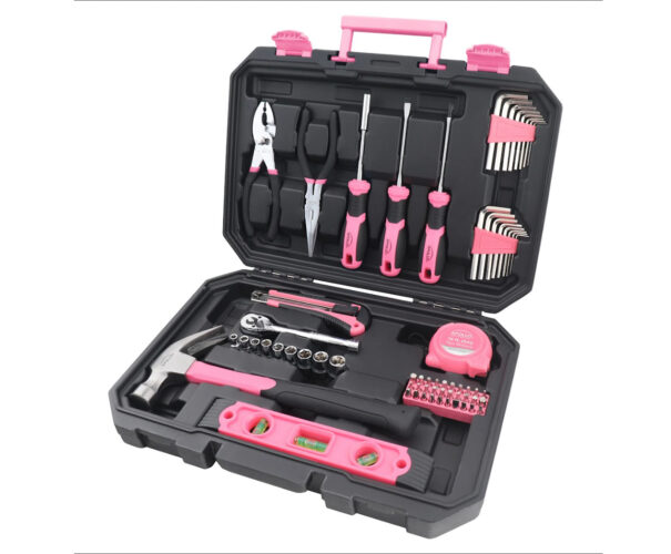 Pink 63-Piece Household Tool Kit  Breast Cancer Research Foundation