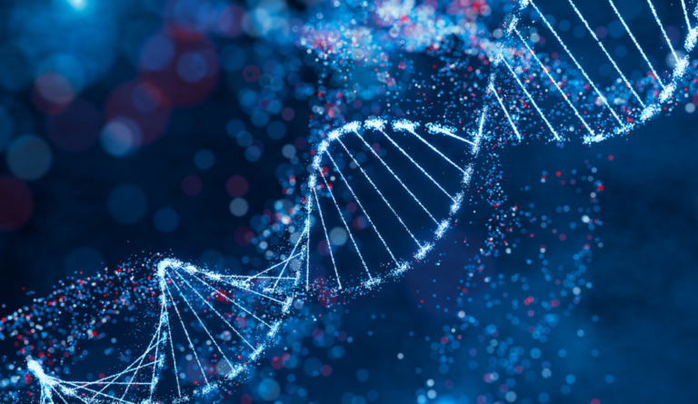 an illustration of a DNA double helix Tanya Joy/iStock