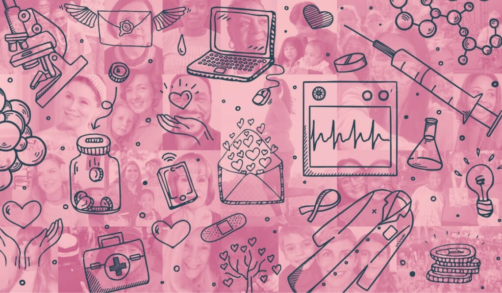 BCRF'S fundraising kit for supporting breast cancer research.