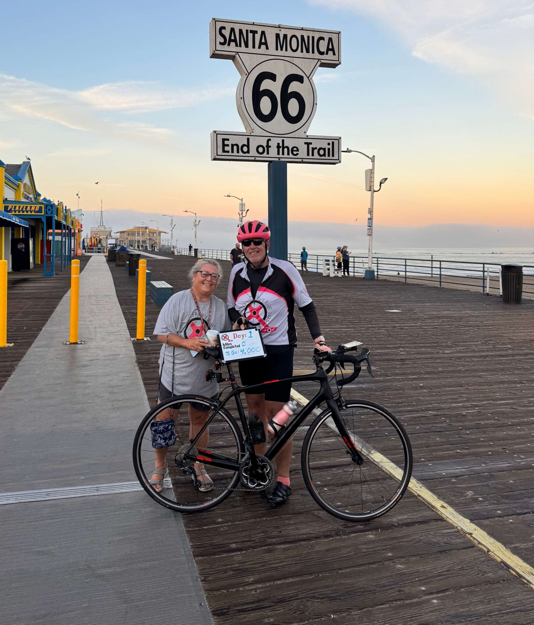 This Husband Is Cycling 4,000 Miles for Breast Cancer Research in Honor of His Wife